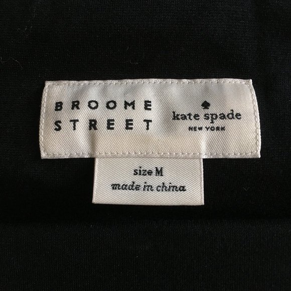 Kate Spade Broome Street Black Skater Dress (M) - Picture 6 of 8